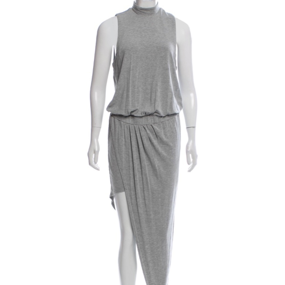 ELIZABETH AND JAMES Mock Neck Long Dress